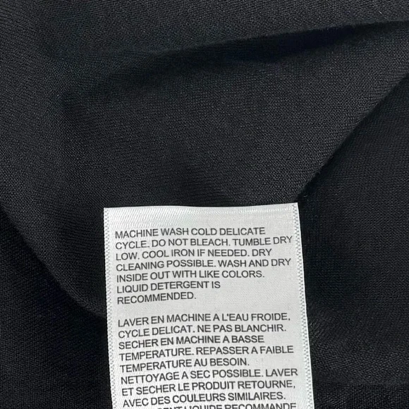 Levi's Men's Black Short Sleeve Button Down Shirt XL Logo Across Back Relaxed - Picture 7 of 10